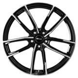 Brock B38 SGVP - Fényes fekete polírozott 5/112 20x8 ET40 57, 1 - 4sgumi