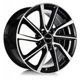 AVUS Racing AC-518 Fekete polír 4/108 17x7 ET25 65, 1 - 4sgumi