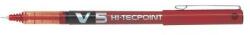 Pilot Rollertoll, 0, 3 mm, tűhegyű, kupakos, PILOT Hi-Tecpoint V5, piros