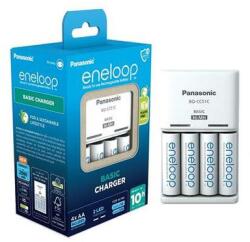 Panasonic Elemtöltő, AA/AAA, 4x2000 mAh AA, PANASONIC Eneloop
