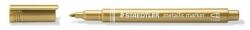 STAEDTLER Dekormarker, 1-2 mm, kúpos, STAEDTLER 8323, arany