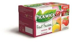 Pickwick Gyümölcstea, 20x2 g, PICKWICK Fruit Fusion Variációk Piros, eper-tejszín, citrus-bodza, mágikus meggy, áfonya-málna