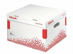 ESSELTE Archiválókonténer, M méret, újrahasznosított karton, ESSELTE Speedbox, fehér - oneclick