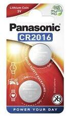 Panasonic Gombelem, CR2016, 2 db, PANASONIC - oneclick