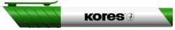Kores Tábla- és flipchart marker, 1-3 mm, kúpos, KORES K-Marker, zöld - oneclick