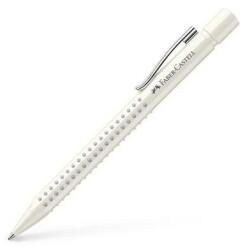 Faber-Castell Golyóstoll, 0, 5 mm, nyomógombos, fehér tolltest, FABER-CASTELLG Grip 2010-M, kék - oneclick