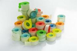  Árazószalag, 25x16 mm, gyengített ragasztóval, pasztell narancssárga - oneclick