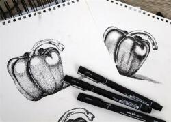 uni Rajzmarker, 0, 03 mm, UNI PIN, fekete - oneclick