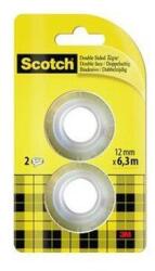 3M Ragasztószalag, kétoldalas, utántöltő, 12 mm x 6, 3 m, 3M SCOTCH - oneclick
