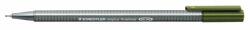 STAEDTLER Tűfilc, 0, 3 mm, STAEDTLER Triplus 334, olivazöld - oneclick