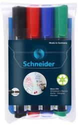 Schneider Tábla- és flipchart marker készlet, 2-3 mm, kúpos, SCHNEIDER Maxx 290, 4 különböző szín - oneclick
