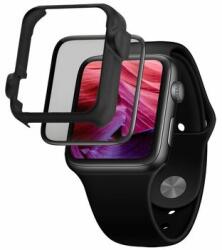 FIXED teljes kijelzős üvegfólia applikátorral Apple Watch 42mm órához, fekete (FIXG3D-435-BK) - oneclick