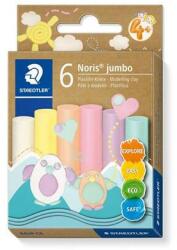 STAEDTLER Modellező gyurma készlet, STAEDTLER Noris® jumbo 842, 6 különböző pasztell szín