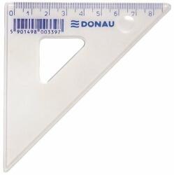 DONAU Háromszög vonalzó, műanyag, 45°, 8, 5 cm, DONAU - oneclick