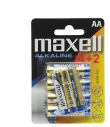 Maxell AA Alkáli Elem 4+2db/csomag (18732) - oneclick