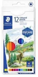 STAEDTLER Színes ceruza készlet, hatszögletű, STAEDTLER 146C, 12 különböző szín
