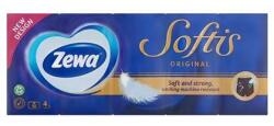 Zewa Papír zsebkendő, 4 rétegű, 10x9 db, ZEWA Softis, classic - oneclick