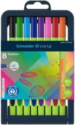 Schneider Tűfilc készlet, 0, 4 mm, SCHNEIDER Line-Up, 8 különböző szín