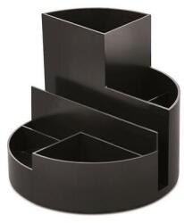 MAUL Írószertartó, újrahasznosított, MAUL Roundbox, fekete