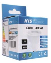 Iris Lighting GU105W3000K 5W 400lm 3000K GU10 LED fényforrás (IL-GU105W3000K) - oneclick