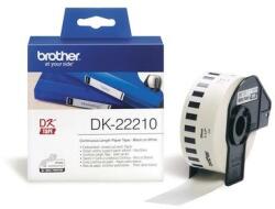 Brother DK-22210 folytonos szalagcímke 29mm x 30, 48m öntapadós White (DK22210)