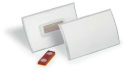 DURABLE Névkitűző, mágnessel, elfordulásgátlóval, 90x54 mm, DURABLE CLICK FOLD