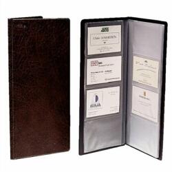 ESSELTE Névjegytartó, 128 db-os, ESSELTE Standard, fekete - oneclick