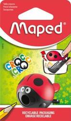 Maped Hegyező, egylyukú, tartályos, MAPED Croc Croc Easy, katica és bálna, vegyes formák