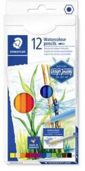 STAEDTLER Akvarell ceruza készlet, hatszögletű, STAEDTLER® 146 10C, 12 különböző szín