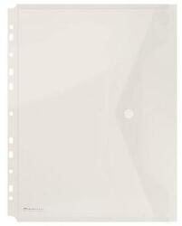 DONAU Irattartó tasak, A4, PP, patentos, lefűzhető, DONAU, áttetsző - oneclick