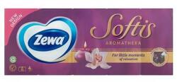 Zewa Papír zsebkendő, 4 rétegű, 10x9 db, ZEWA Softis, aromatherapia - oneclick