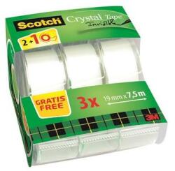 3M Ragasztószalag, adagolón, kézi, 19 mm x 7, 5 m, 3M SCOTCH Magic Tape 810, 2+1 - oneclick