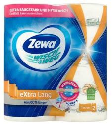 Zewa Háztartási papírtörlő, 2 rétegű, 2 tekercses, ZEWA Wisch&Weg extra lang