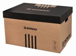 DONAU Archiválókonténer, levehető tető, 545x363x317 mm, karton, DONAU, barna - oneclick