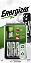 Energizer Elemtöltő, AA ceruza/AAA mikro, 4x2000 mAh AA, ENERGIZER Maxi - oneclick