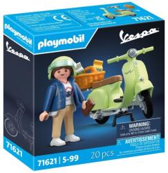 Playmobil Vespa verde cu o femeie (PM71621)