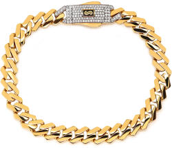 Heratis Forever Monaco Lánc karkötő Edge Plain Pavé Lock 8 mm IZ30143N