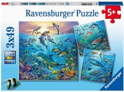 Ravensburger Lumea subacvatica 3x49 (RVSPC05149) Puzzle