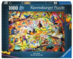 Ravensburger Puzzle 1000 db - Szorgos madárkák (12001023)