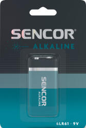 Sencor SBA 6LR61 1BP 9V alkáli elem (1db) (35056542)