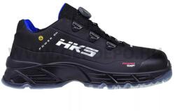 HKS Challenger CPO-10 BOA gyorsfűzős S3 munkavédelmi cipő, fekete/kék - 44 (HKS-CPO-10-BOA-44)