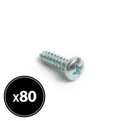 Handy Forgácslap csavar - peremes lencsefejű - 4, 2 x 16 mm - 80 db / csomag (04805) - lumenet