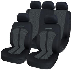 Carguard Autós üléshuzat szett - szürke / fekete - 11 db-os - HSA011 (55748GY)