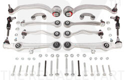 NK Set reparatie brate puntea fata NK pentru AUDI A4 B5, A6 C5; SKODA SUPERB I; VW PASSAT B5, PASSAT B5.5 1.6-4.2 11.94-03.08 (5014738)