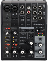 Yamaha AG06MK2 live streaming keverő USB audió interface