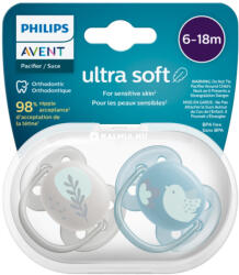 Philips Avent ultra soft cumi fiú állat SCF091/15 2 db