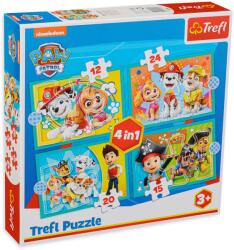 Trefl Пъзел Trefl 4 в 1 - Пес Патрул (34346) - ozone