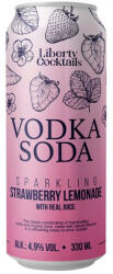 Liberty Strawberry Lemonade Vodka Soda 0, 33l 4, 9% dob 1/24 DRS