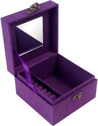 AGA ékszerdoboz 12, 2×12, 2×8, 5 cm, lila (DS3508-PUR)