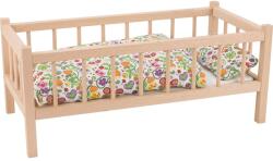 Goki Játék Babaágy - 3 Éves Kortól, Fa, Natúr Fa